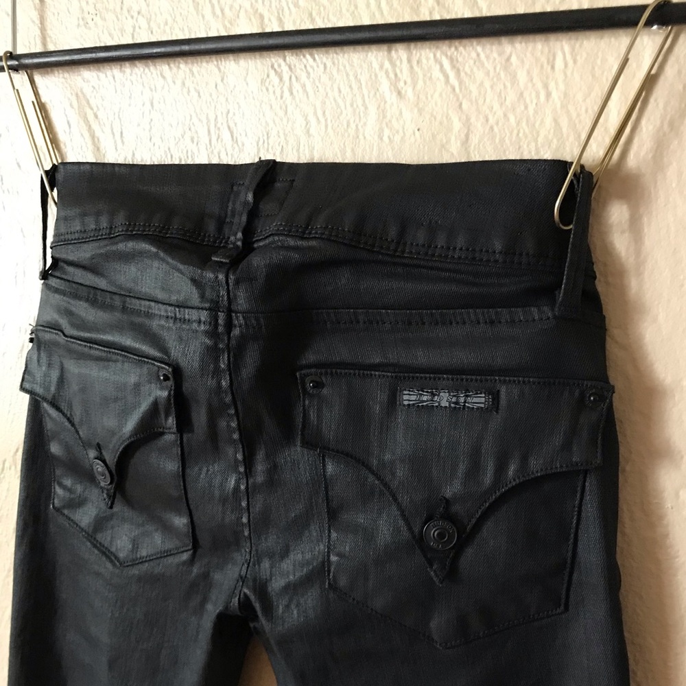 NWOT Hudson Black Collin Flap Skinny Jeans Sz: 24